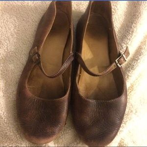 Bed Stu Leather Flats with Buckle
